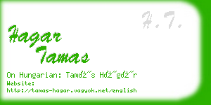 hagar tamas business card